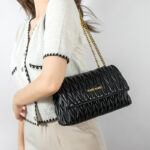 New Style Pleated Armpit Cloud Chain Bag Fashionable Versatile Accessible Luxury Genuine Leather Shoulder Crossbody Small Bag - Image 4
