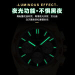 Poedagar New Men's Watch Multi-Functional Luxury Chronograph Luminous Quartz Watch Live Broadcast Foreign Trade Popular Watch - Image 2