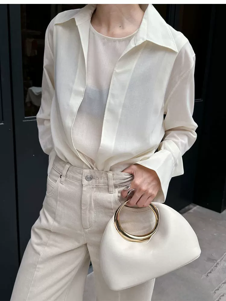 Niche Design French Style Elegant Handbag Metal Ring Cloud Bag Evening Bag Early Spring Premium Bag 10 O1CN017bb6Uj1q9WmviZZH4 2214702065453 0 cib