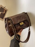 New Chain Small Fragrant Style Quilted Small Square Bag Single Shoulder Bag for Women