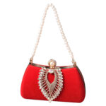 Hot Fashion Diamond Velvet Evening Bag Black Noble Dress Bag Vintage Cheongsam Bag Party Bride Bag - Image 5