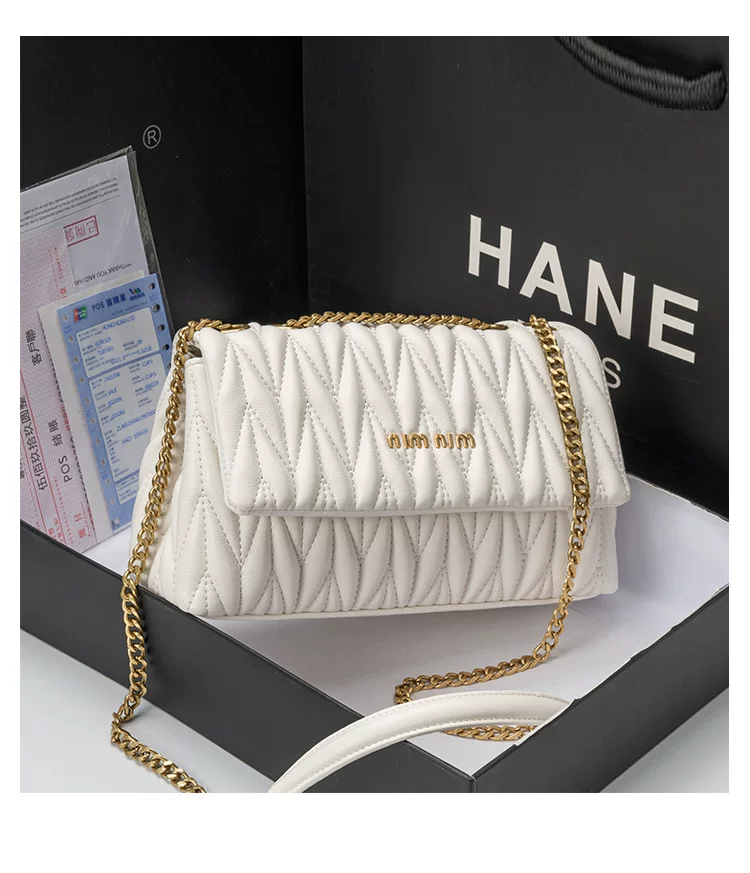 New Style Pleated Armpit Cloud Chain Bag Fashionable Versatile Accessible Luxury Genuine Leather Shoulder Crossbody Small Bag 21 O1CN01B5Kkc61RxZhIr6TvF 2219750442178 0 cib