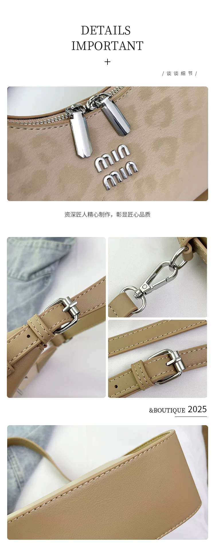 Niche Design Underarm Handbag for Women New High-End Versatile Shoulder Bag Fashionable Leopard Print Crossbody Bag 4 O1CN01GzG02A1yV4NXqXsuD 2212088006583 0 cib