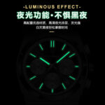 Poedagar Multifunctional Belt Men's Watch Ultra-Thin Luminous Quartz Watch Live Broadcast Export Popular Watch - Image 2