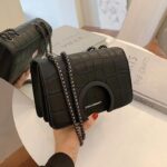 High-end Chain Small Bag Women's New Fashionable Fashionable All-match Crossbody Bag Texture Atmospheric Chain Shoulder Bag - Image 4