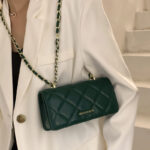 Rhomboid Small Bag 2 New Fashionable High-end All-match Fashionable Chain Bag Women's ins Niche Shoulder Crossbody Bag - Image 2