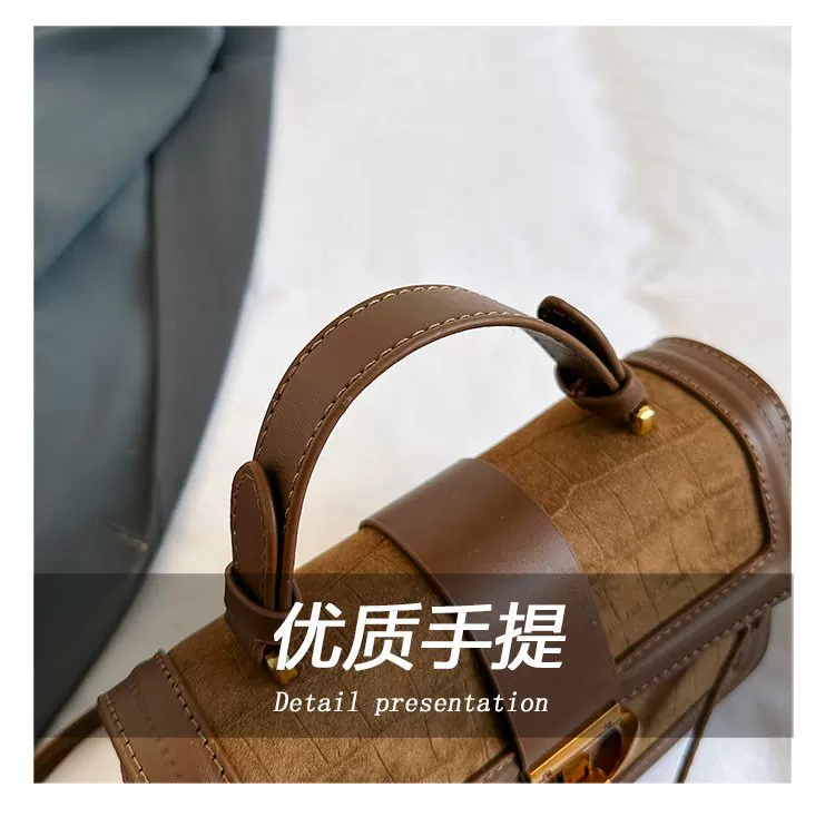 Retro Satchel Small Square Bag, New Autum Style, High-End Texture, Niche Design, Western Style, Accessible Luxury, Single Shoulder Cross-Body Bag 6 O1CN01X90fSI1QqPp0PLt7Q 2218664472027 0 cib