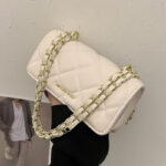 Rhomboid Small Bag 2 New Fashionable High-end All-match Fashionable Chain Bag Women's ins Niche Shoulder Crossbody Bag - Image 3
