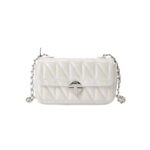 Spring and Summer New High-End Texture Small Bag Women's Quilted Chain Shoulder Armpit Bag Versatile Crossbody Small Square Bag - Image 5