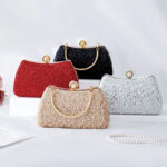 New Cheongsam Handbag Lace Sequins Fashion Banquet Evening Bag Dinner Clutch Bag Dress Shoulder Crossbody Bag - Image 2