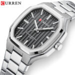 Curren Carene Men's Watch Fashion Steel Band Watch Business Men's Watch Quartz Watch Foreign Trade Watch - Image 3