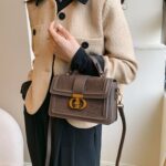 Retro Satchel Small Square Bag, New Autum Style, High-End Texture, Niche Design, Western Style, Accessible Luxury, Single Shoulder Cross-Body Bag - Image 2
