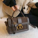 Retro Satchel Small Square Bag, New Autum Style, High-End Texture, Niche Design, Western Style, Accessible Luxury, Single Shoulder Cross-Body Bag