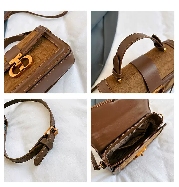 Retro Satchel Small Square Bag, New Autum Style, High-End Texture, Niche Design, Western Style, Accessible Luxury, Single Shoulder Cross-Body Bag 8 O1CN01mZa0L11QqPp00pUgY 2218664472027 0 cib