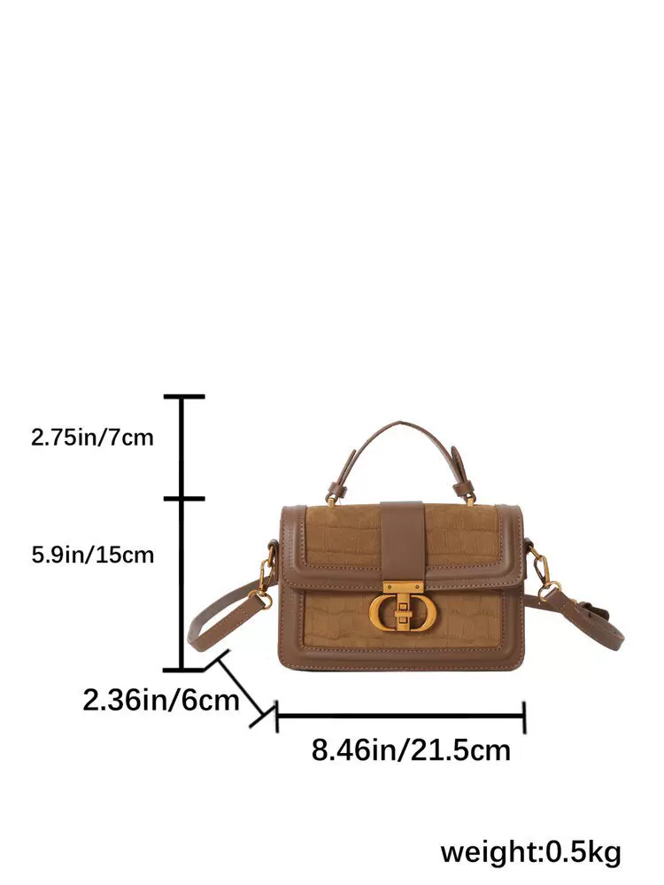 Retro Satchel Small Square Bag, New Autum Style, High-End Texture, Niche Design, Western Style, Accessible Luxury, Single Shoulder Cross-Body Bag 2 O1CN01oAunMz1QqPoxGAotG 2218664472027 0 cib