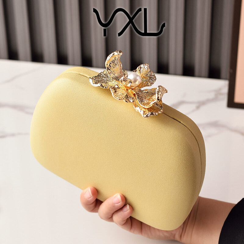 O1CN01qw3voy1k1O1r3L8Ye_3256264623-0-cib.jpg Fashion Macaron Color Evening Bag Flower Clutch Bag Wedding Bridal Bag Factory Direct Cross-border Party Bag - Image 1