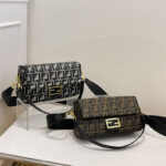 New Vintage Printed Texturized Hand Shoulder Bag Casual Fashion Western Style Shoulder Crossbody Small Square Bag Bags - Image 2