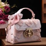 Authentic Women's Genuine Leather Handbag New Fashion Versatile Butterfly Scarf Single Shoulder Crossbody Small Square Bag