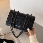 High-end Chain Small Bag Women's New Fashionable Fashionable All-match Crossbody Bag Texture Atmospheric Chain Shoulder Bag - Image 3