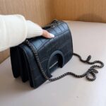 High-end Chain Small Bag Women's New Fashionable Fashionable All-match Crossbody Bag Texture Atmospheric Chain Shoulder Bag