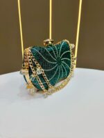 Women's Shiny Rhinestone Evening Bag Can Be Paired with Dress Evening Bag, Fashionable and Elegant Clutch Bag - Image 2