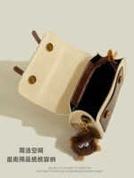 Fashionable Hand Carrying Small Square Bag Women's Korean-style Ins Fashionable High-end Shoulder Bag - Image 5