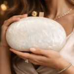 New Women's Bag Acrylic Evening Bag Single Shoulder Crossbody Party Light Luxury Chain Shell Clutch Evening Bag - Image 3