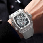ZIDO Brand  New High Color Value Fashion Trend Non-mechanical Transparent Ghost Head Barrel Men's Watch - Image 4