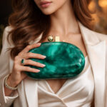 New Women's Bag Acrylic Evening Bag Single Shoulder Crossbody Party Light Luxury Chain Shell Clutch Evening Bag - Image 2