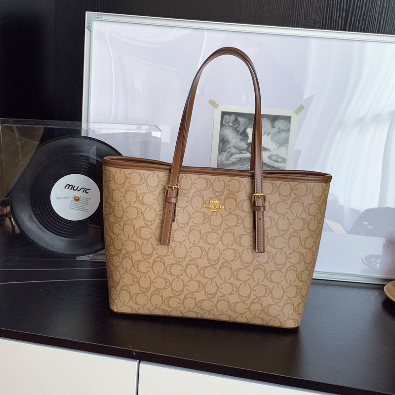 O1CN01CPhULb1a0nQrYYoWx_2218817593268-0-cib.jpg Portable Commuting Large Capacity Tote Bag Fashionable Lazy Style Casual Western Style Niche Shoulder Bag - Image 1