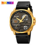 Time Beauty genuine goods New Men's Watch Mechanical Wind Large Dial Men's Quartz Watch 30 m Waterproof Belt Watch - Image 5