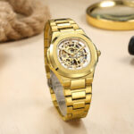 Double-Sided Hollow Luminous Men's Watch Fully Automatic Mechanical Watch High-End Waterproof Men's Watch Alloy Foreign Trade Watch - Image 3
