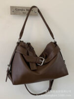 New Trendy Retro Tote Bag Fashionable Versatile Shoulder Bag Large Capacity Crossbody Bag