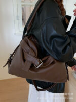 New Trendy Retro Tote Bag Fashionable Versatile Shoulder Bag Large Capacity Crossbody Bag - Image 4