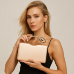 Pu Clutch Bag Rose Shape Valentine's Day Gift Crossbody European and American Dinner Bag - Image 2