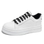 Spring Men's Shoes New Breathable White Shoes Male Students Trendy Versatile Thick-Soled Sports Shoes Casual Sneakers - Image 5