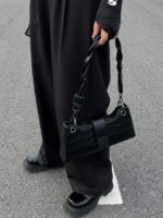 High-end Shoulder Underarm Bag Women's  New Trendy Fashion Internet Trendy Niche Design Popular Texture Crossbody Bag - Image 3