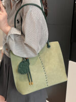 Commuting to Work Large-Capacity Tote Bag for Women New Fashion Versatile Shoulder Bag High-End Casual Armpit Bag - Image 4