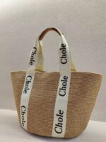 Seaside Woven Bag Straw Woven Bag Women's Summer Vegetable Basket Bag Beach Bag Holiday Bag Women's Bag New Fashion Ins Style