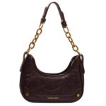 New Texture Niche One-shoulder Underarm Crescent Bag Spring and Summer Vintage All-match Crossbody Bag - Image 5