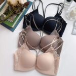 Japanese Beauty Back Front Buckle Bra Without Rims Intimates for Women with Small Breasts, Thickeneded Flat Chest, Comfortable and Traceless Push-Up Bra - Image 3