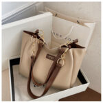 Popular Large-Capacity Women's Bags Accessible Luxury High-End Texture One-Shoulder Commuter Tote Bag - Image 2