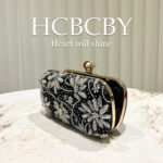 Black Glitter Elegant Heavy Beaded Beaded Embroidered Evening Bag Celebrity Fashion High-End Dinner Bag Cheongsam Clutch Bag - Image 4