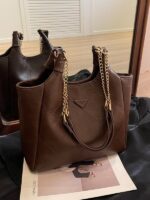 Retro Casual Bag for Women  New Trendy Autumn and Winter Tote Bag Versatile Shoulder Bag with Trendy Elements - Image 2