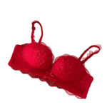 Lace Sexy Embroidered Small Chest Gather-up Underwear Women's Non-rims Anti-sagging Bra Pure Desire Young Girl's Underwear - Image 5