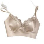French Sexy Lace Rabbit Ears Underwear Women's Seamless No Wires Beautiful Back Tube Top Big Breast Revealing Small Bra - Image 5