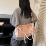 Korean Niche Cool Large-Capacity Retro Shoulder Bag New Lazy Style Star-Chasing Fashion Travel Crossbody Bag - Image 2