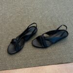 Simple Open-Toe, Round-Toe Cross-Strap Wedge Sandals for Women, Super Versatile Roman Sandals - Image 3