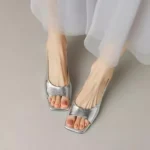 Elegant Fairy Style French New High-Heeled Sandals for Women with Skirts