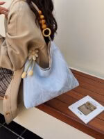 Fashion Beaded Bag Trendy Versatile Shoulder Bag Popular Crossbody Women's Bag Beaded Bag - Image 4